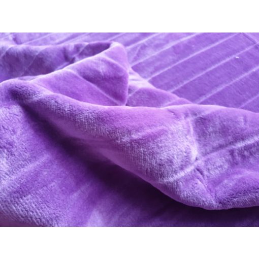 Lilka full vastag lila Pléd Ágytakaró