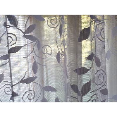 Graciána Fehér Jacquard Függöny 250 x 300 cm