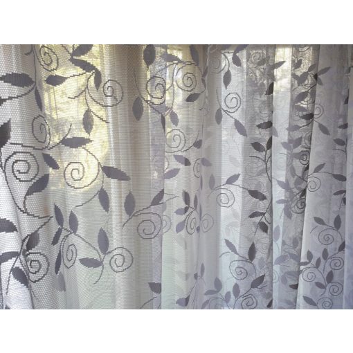 Graciána Fehér Jacquard Függöny 250 x 300 cm