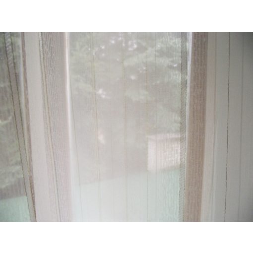 Annavera Fehér Arany Organza Függöny 250 x 300 cm