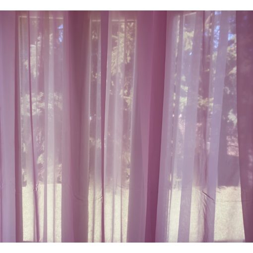 Delinke Rózsaszín Organza Függöny 250 x 300 cm