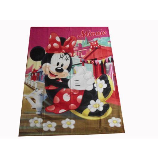Pink Minnie Disney pléd takaró 120x150cm