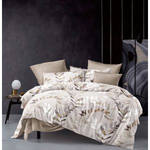 Katicavirág szürke pamut ágyneműhuzat 7 részes