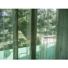 Stefánia Zöld Organza függöny - készre varrt 250 x 300 cm