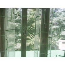 Stefánia Zöld Organza függöny - készre varrt 250 x 300 cm