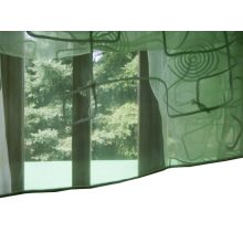 Stefánia Zöld Organza függöny - készre varrt 250 x 300 cm