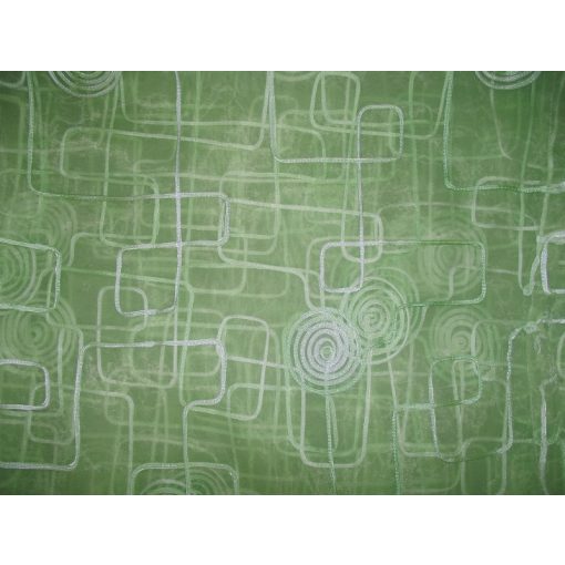 Stefánia Zöld Organza függöny - készre varrt 250 x 300 cm