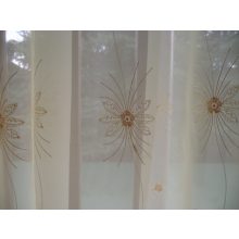 Roses Krém Organza függöny - készre varrt