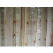 Roses Krém Organza függöny - készre varrt