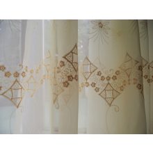 Roses Krém Organza függöny - készre varrt