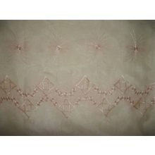 Roses Krém Organza függöny - készre varrt