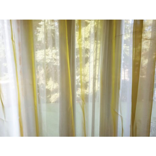 Deby Arany Sárga Organza függöny - készre varrt 250 x 250 cm