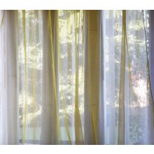 Deby Arany Sárga Organza függöny - készre varrt 250 x 250 cm