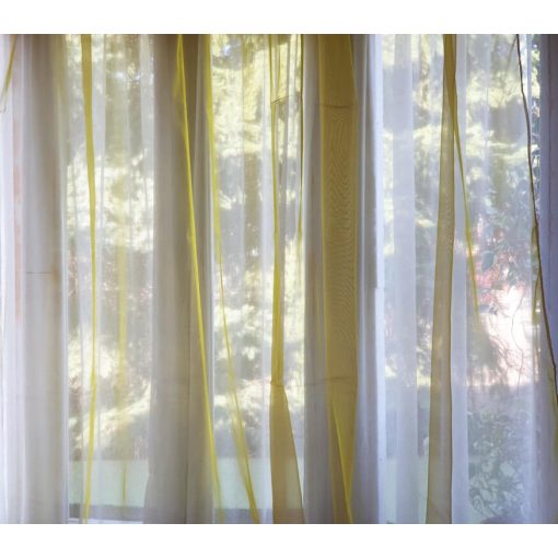Deby Arany Sárga Organza függöny - készre varrt 250 x 250 cm
