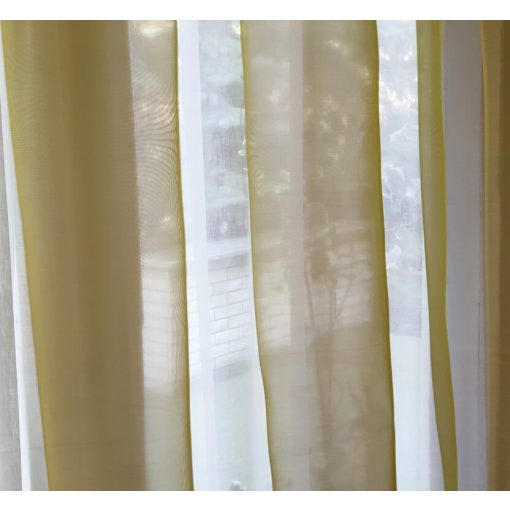 Deby Arany Sárga Organza függöny - készre varrt 250 x 250 cm