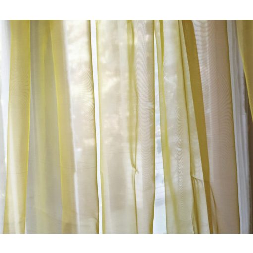 Deby Arany Sárga Organza függöny - készre varrt 250 x 250 cm