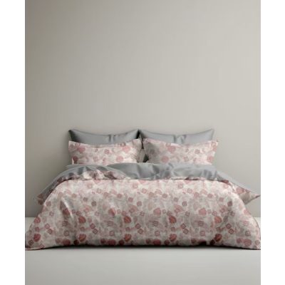   Elegante Szürke-Rózsaszín szatén ágyneműhuzat 3 részes