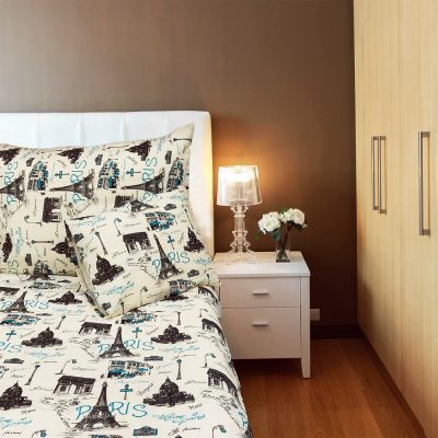 Betti 3 részes krepp ágyneműhuzat garnitúra Párizs