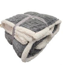 Tália Krém Szürke Ágytakaró két méretben