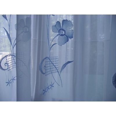 Vera Kék Organza függöny - készre varrt 250 x 300 cm