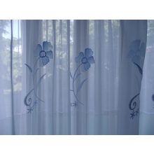 Vera Kék Organza függöny - készre varrt 250 x 300 cm