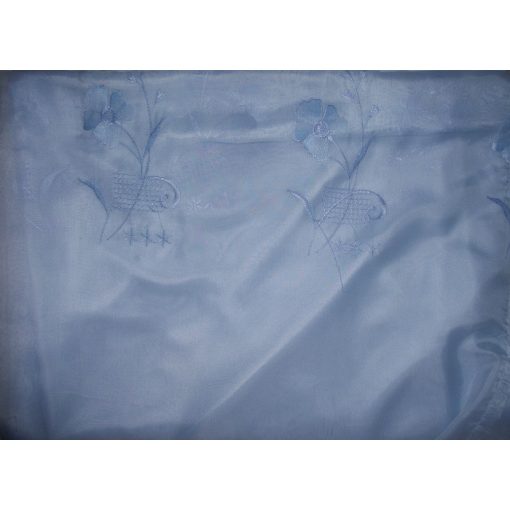 Vera Kék Organza függöny - készre varrt 250 x 300 cm