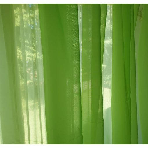 Milána Zöld Organza Függöny 250 x 300 cm