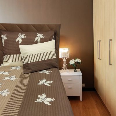   Árnika 3 részes Barna Krepp ágyneműhuzat garnitúra 100% pamut