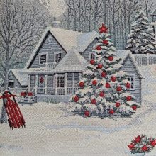 Rampel Karácsonyi Táj Díszpárna 40 x 40 cm