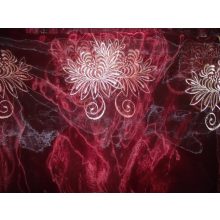 Rebecca Bordó Organza Függöny 250 x 300 cm