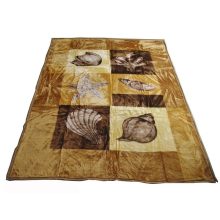 Aquata Barna Krém Pléd, Ágytakaró 150 x 200 cm