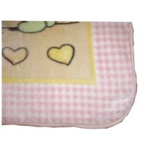 Cica játék Fehér Rózsaszín gyermek Ágytakaró Pléd 100 x 140 cm