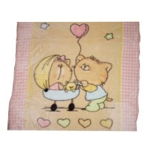 Cica játék Fehér Rózsaszín gyermek Ágytakaró Pléd 100 x 140 cm