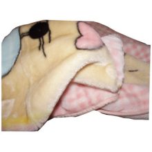 Cica játék Fehér Rózsaszín gyermek Ágytakaró Pléd 100 x 140 cm