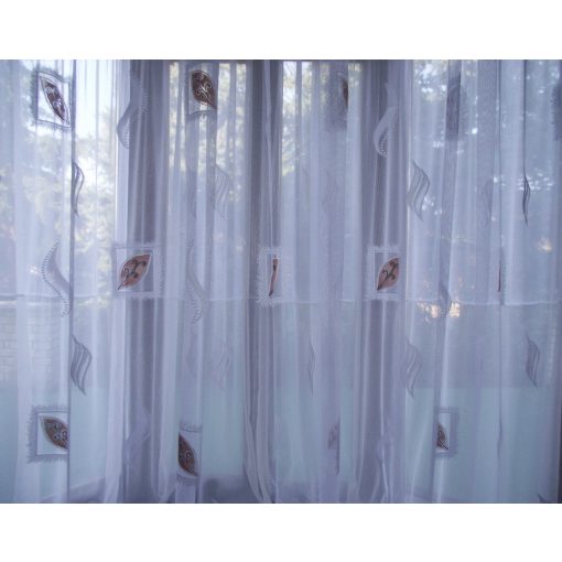 Honória Fehér Jacquard Függöny 250 x 300 cm