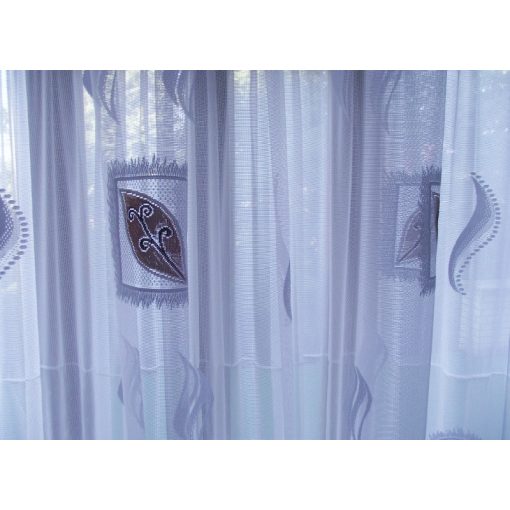 Honória Fehér Jacquard Függöny 250 x 300 cm