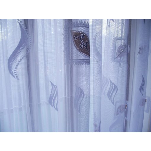 Honória Fehér Jacquard Függöny 250 x 300 cm