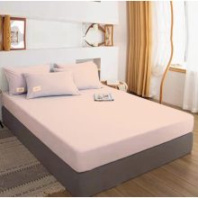 Réta krém pamut gumis lepedő 100 x 200 cm