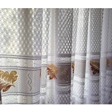 Szőlőlevél Fehér Jacquard Függöny 250 x 300 cm