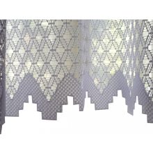 Szőlőlevél Fehér Jacquard Függöny 250 x 300 cm