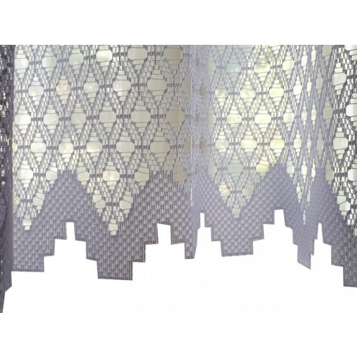 Szőlőlevél Fehér Jacquard Függöny 250 x 300 cm