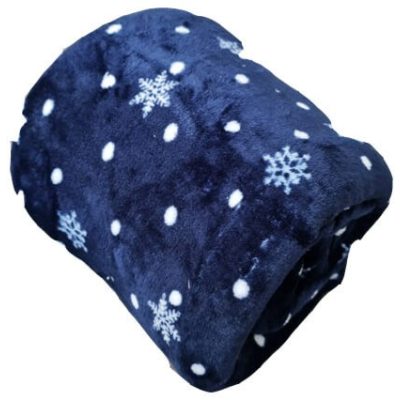 Hópihe Karácsonyi Kék Takaró Mikroszálas Plüss