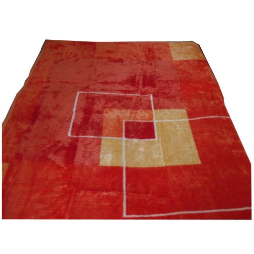 Napfény bézs narancssárga Ágytakaró Pléd 200x240cm