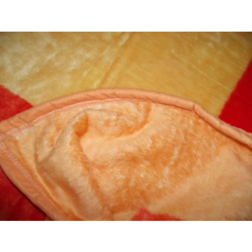 Napfény bézs narancssárga Ágytakaró Pléd 200x240cm