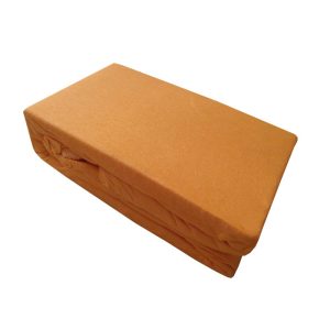 Tarzicia finom Narancs Pamut Gumis Lepedő 100 x 200 cm