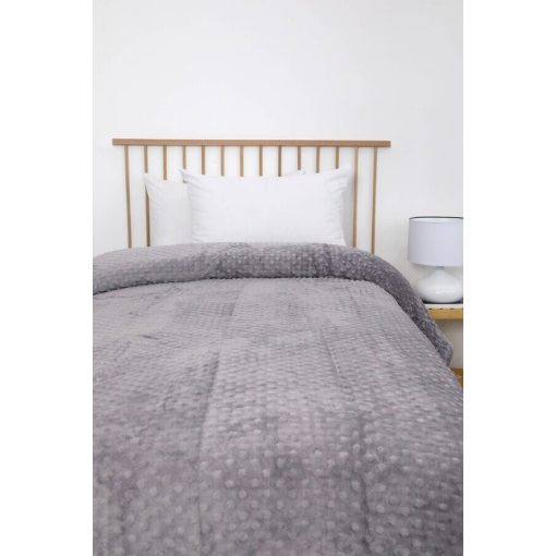 Sirkán ágytakaró pléd szürke 