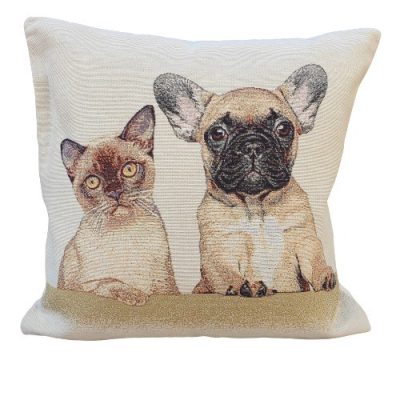 Kutyus és Cica díszpárna