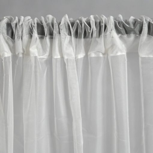 Barbi Fehér Organza kész függöny 250 x 300 cm