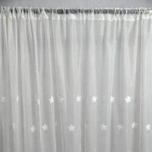 Barbi Fehér Organza kész függöny 250 x 300 cm