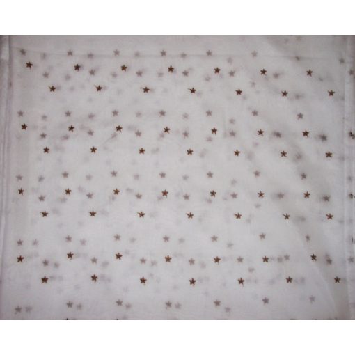 Hófehérke fényáteresztő Organza Függöny -készre varrt